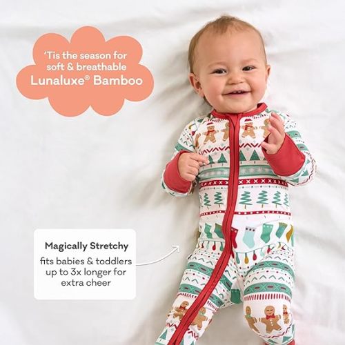 Little Sleepies Pajamas for Baby Boys & Girls, Viscose from Bamboo Baby Pajamas, Preemie & Newborn Sleepers, 2-Way Zipper PJs