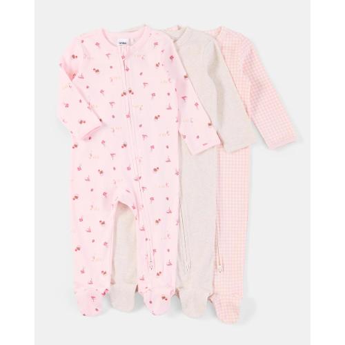 3 Pack Cotton Coveralls - Kmart