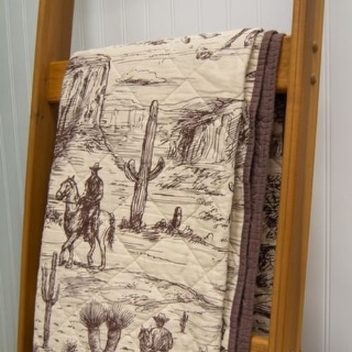Donna Sharp Cowboy Cotton Throw Blanket