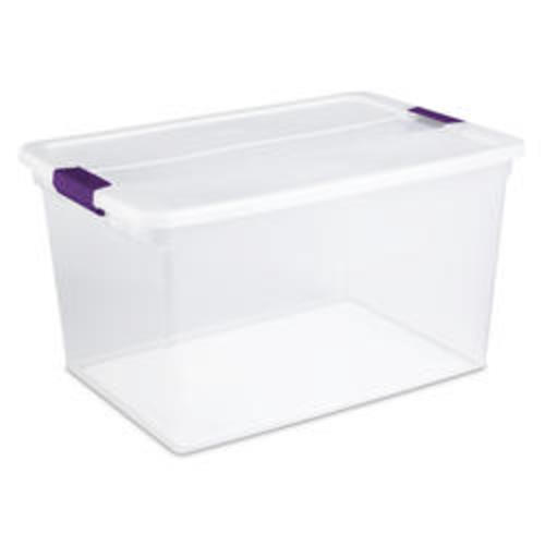 Sterilite® 66-Quart ClearView Latch™ Storage Tote