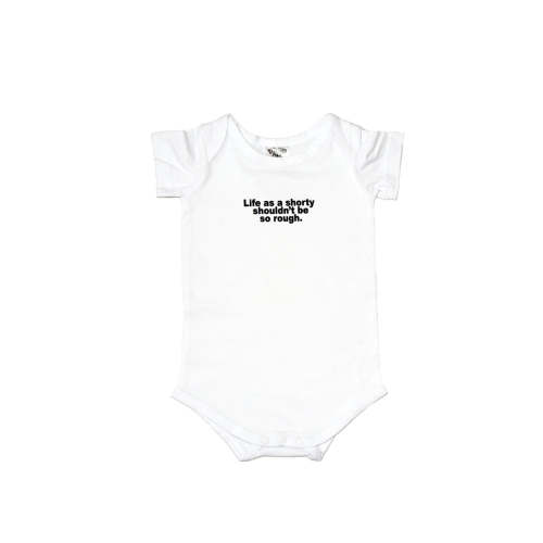Life as a Shorty Onesie (White)