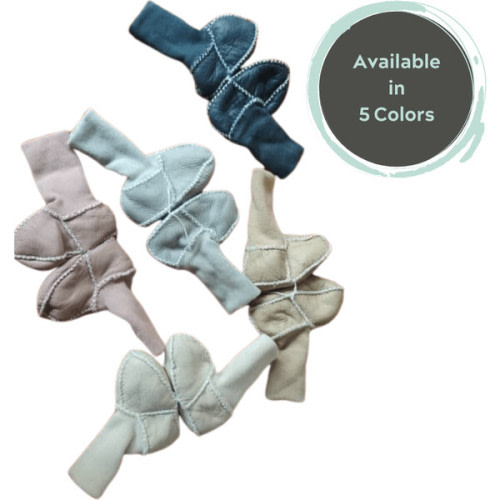 Cozy Booties, Dove Grey - Finn + Emma | Maisonette