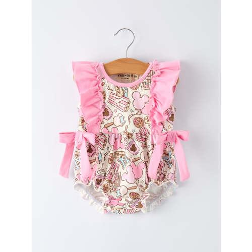 Summer Sweet Treat Print Girls Short Sleeve Romper – Rylee Faith Designs