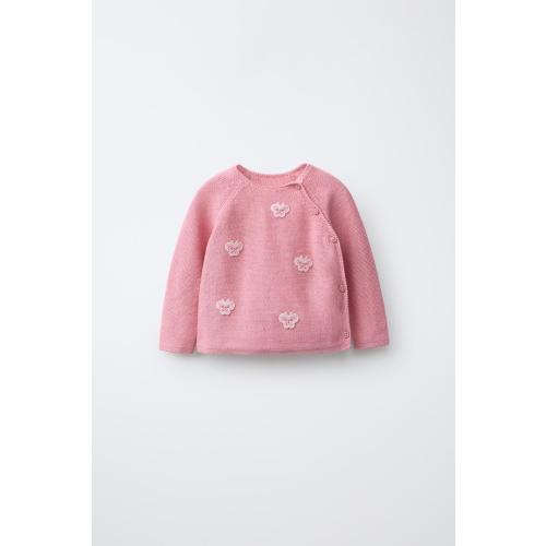 BUTTERFLY KNIT JUMPER - Mid-pink | ZARA United States