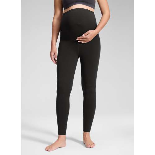 CRZ YOGA Women's Maternity Leggings Super High Rise Butterluxe 25'' Small (Black)