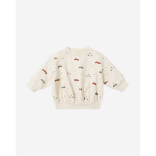 Relaxed Fleece Sweatshirt || Cars – Quincy Mae