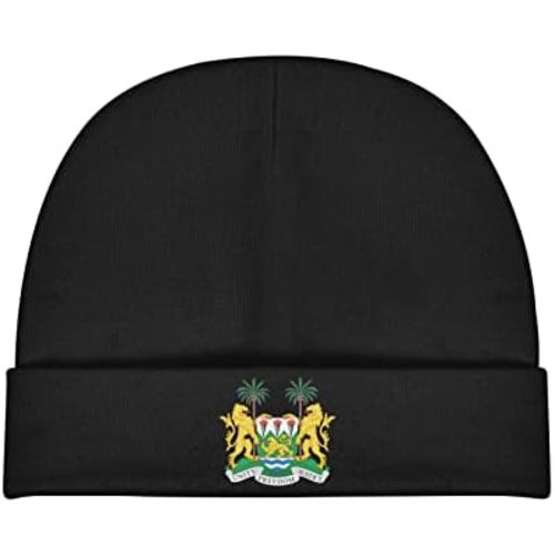 National Emblem of Sierra Leone Baby Beanies Cap Children's Winter Knitted Hat Toddler Warm Infant Knit Hats