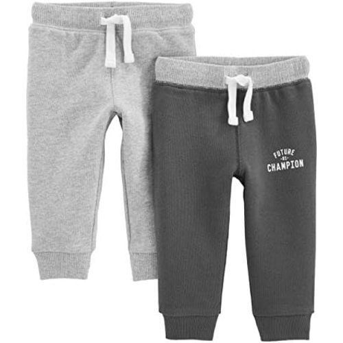 Simple Joys by Carter's Baby Boys' 2-Pack Athletic Knit Jogger Pants