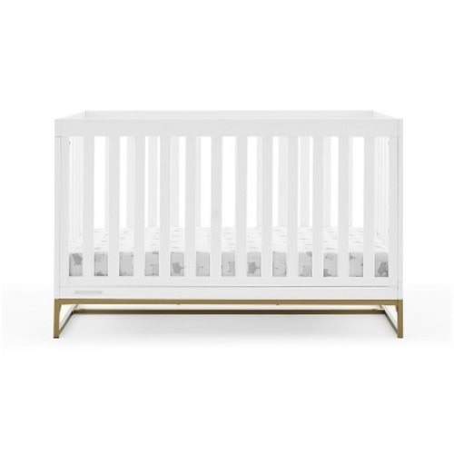 Delta Children Jade 4-in-1 Crib with Daybed Conversion, Bianca White