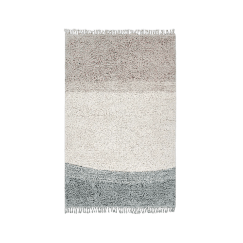 WOOLABLE RUG INTO THE BLUE