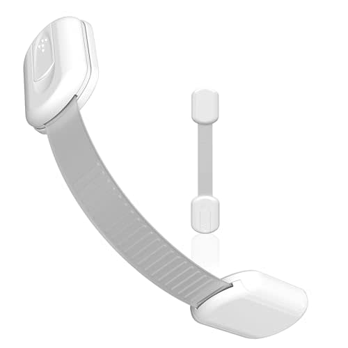 Baby Proofing Child Safety Locks (2 Pack) by Skyla Homes - The Safest, Quickest and Easiest 3M Adhesive Cabinet Latches, No Screws & Magnets, Multi-Purpose for Furniture, Kitchen, Ovens, Toilet Seats