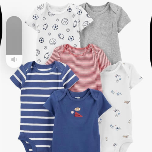 Simple Joys by Carter's Baby-Boys 6-Pack Short-Sleeve Bodysuit