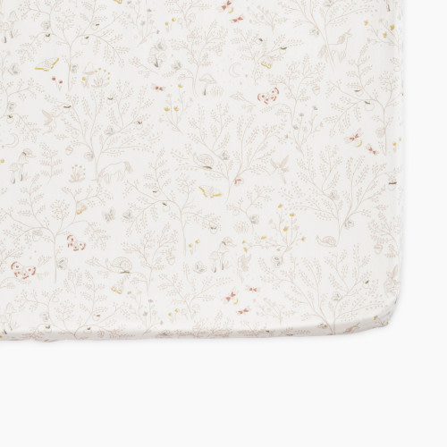 Pehr Brushed Organic Cotton Crib Sheet - Secret Garden