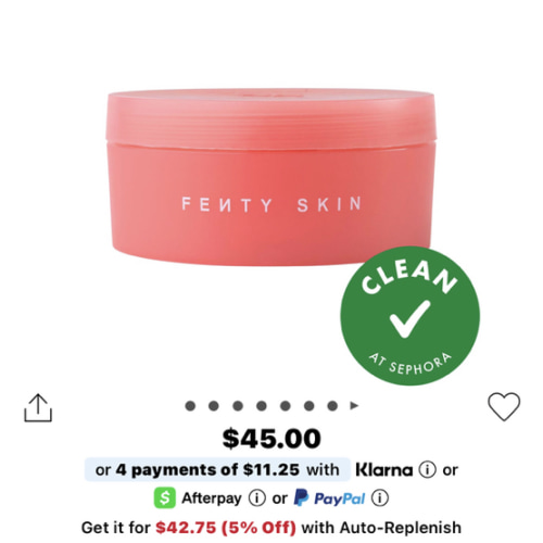 “Guava Get Away” Fenty Skin Butta Drop Refill Whipped Oil Body Cream