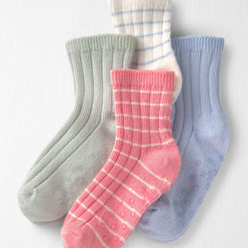 4-Pack Slip Resistant Socks