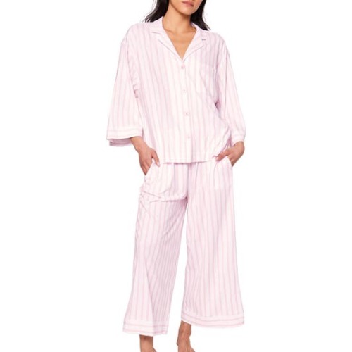 Olivia Wide Leg Pima Cotton Pajamas, X-Large