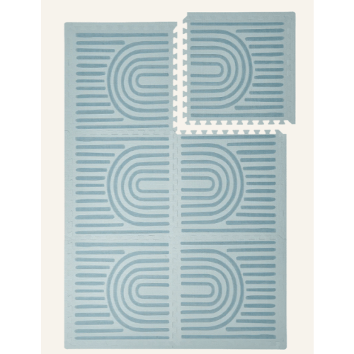 toddlekind Haven Playmat - 4X6 - Linear Mineral
