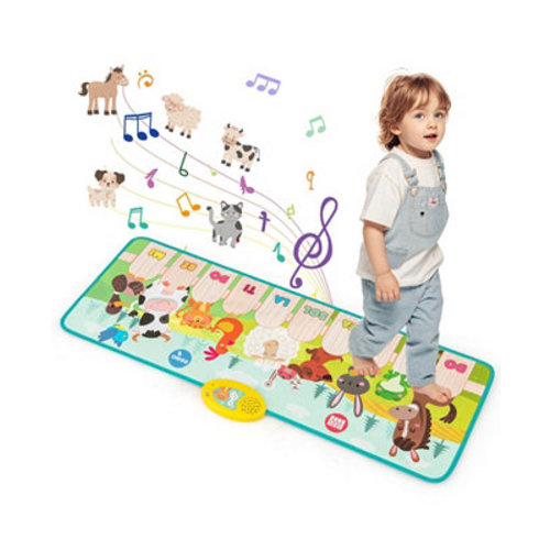 Floor Piano Mat for Toddlers Baby Musical Touch Dancing Keyboard Play Mat Gift
