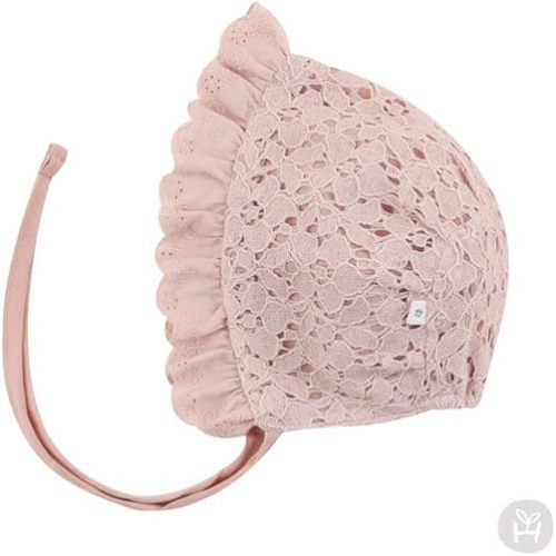 Baby Girl Toddlers Breathable Lacy Bonnet Eyelet Cotton Adjustable Sun Protection Hat