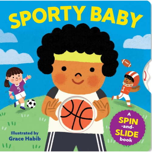 Sporty Baby: A Spin-And-Slide Book, (Board Book)