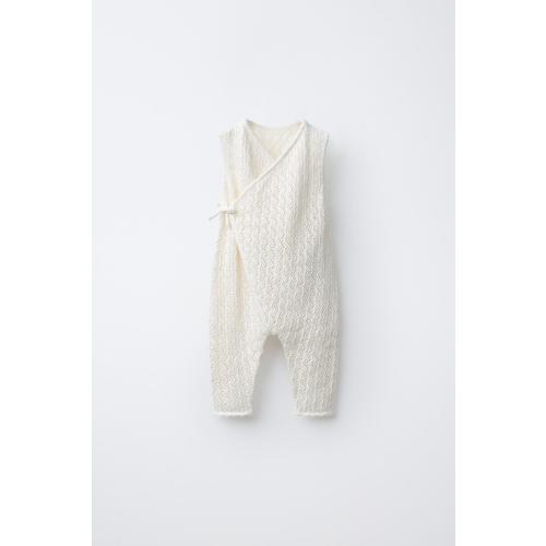 COTTON AND MULBERRY SILK KIMONO - Ecru | ZARA United States