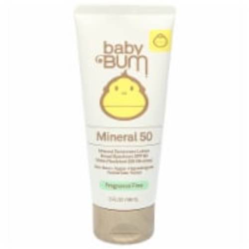 Baby Bum Mineral 50 Fragrance Free Sunscreen Lotion SPF 50, 3 fl oz