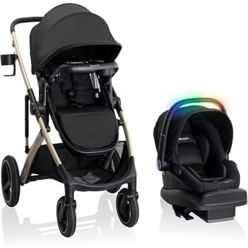 Evenflo Monarch Travel System with LiteMax NXT Preemie and Infant Car Seat