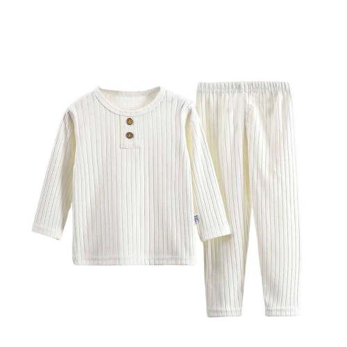Annhoo Toddler Baby Boy Girl Clothes Knit Long Sleeve Button Tops Pants Sets Fall Winter Comfy Solid Loungewear