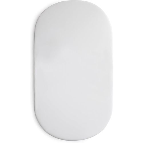 mushie Stretchy & Soft Bassinet Crib Sheet | Fitted 16" x 30" (White)