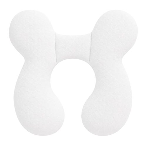 Upgraded Baby Head Support Pillow for Newborn Toddler, Soft Cotton Baby Travel Pillow for Car Seats and Strollers, Blue