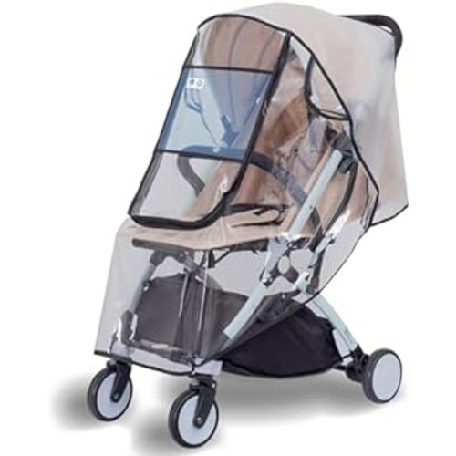 Stroller Rain Cover,Universal Stroller Accessory,Waterproof, Windproof Protection,Protect from Dust Snow,Baby Travel Weather Shield