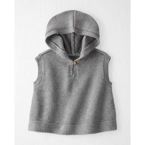 Baby Organic Cotton Sweater Knit Hooded Poncho - Carter's | Carter's