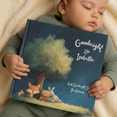 Personalized Baby Book with Name 1st First Birthday Gift Kids Boy Girl Grandchild Baby Shower Bedtime Children’s Storybook Newborn Name Gift