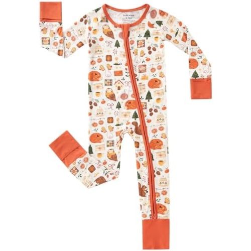 pureborn Baby Sleeper Viscose from Bamboo Zipper Footies 0-24 Months