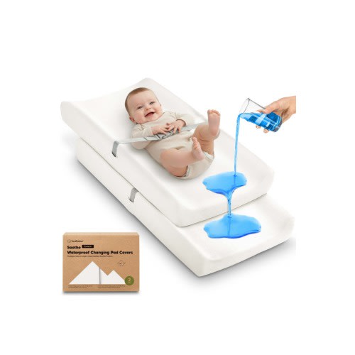 2-Pack Soothe [Protect+] Waterproof Changing Pad Covers