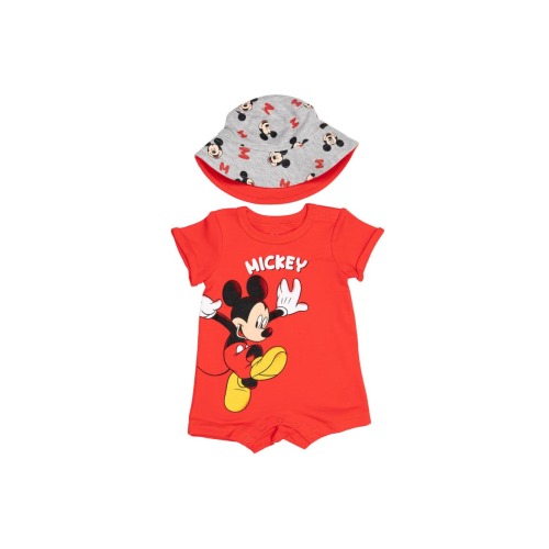 Mickey Mouse 2-Piece Romper and Bucket Hat Set