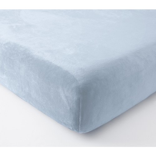 Luxe Solid Chamois Crib Fitted Sheet | Pottery Barn Kids