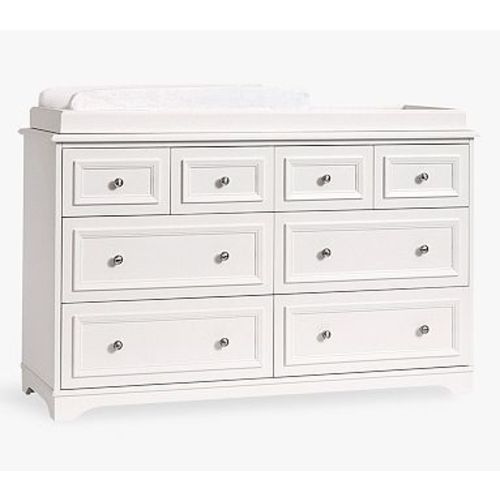 Fillmore Extra-Wide Dresser & Changing Table Topper, Simply White, In-Home Delivery