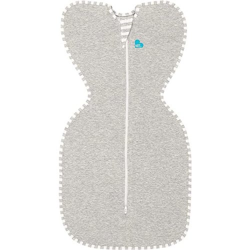 Love to Dream Swaddle UP, Gray, Newborn, 5-8.5 lbs., Dramatically Better Sleep, Allow Baby to Sleep in Their Preferred arms up Position for self-Soothing, snug fit Calms Startle Reflex - Grey