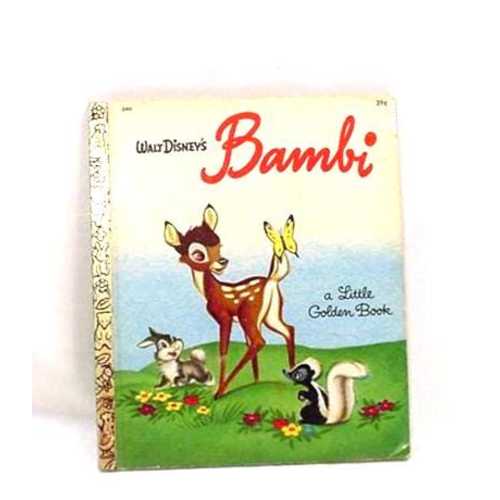 Vintage Mid Century - 1969 - A Little Golden Book - Bambi  25 - 649