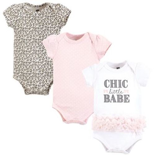 Hudson Baby Infant Girl Cotton Bodysuits, Chic Little Babe Tutu
