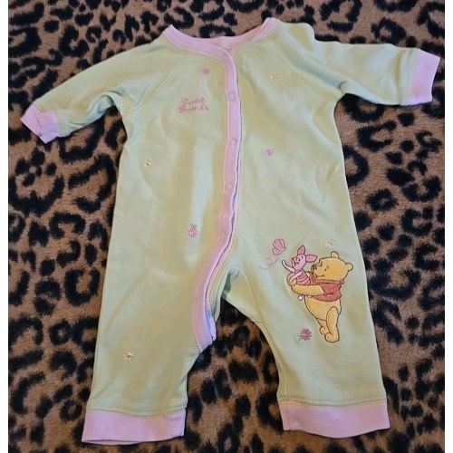 Disney Baby Winnie the Pooh Sleeper Embroidered 0-3 months Y2K