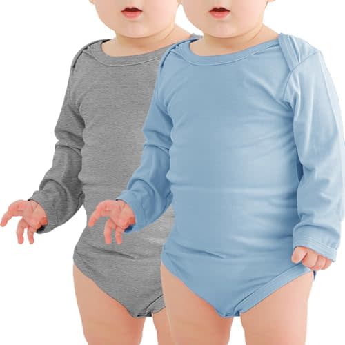 Jimonda Bamboo Baby Bodysuit Long Sleeve Infant Romper Soft Boy Girl Unisex Newborn Clothes One Piece Outfits Summer Fall