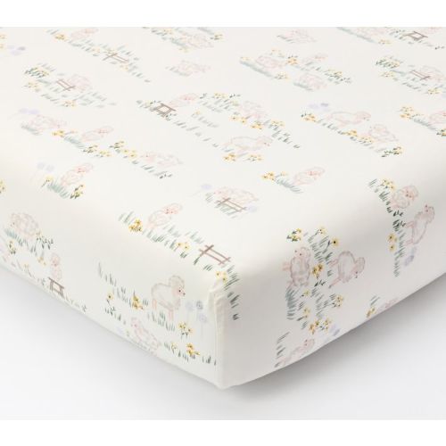 Sheep Organic Crib Fitted Sheet