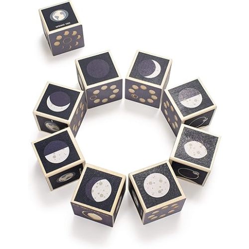Uncle Goose Moon Phase Blocks - Made in The USA