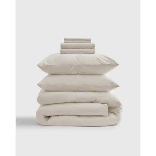 Classic Organic Percale Deluxe Bedding Bundle
