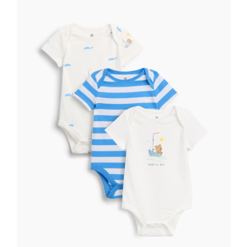 Baby First Favorites Organic Cotton Bodysuit (3-Pack)