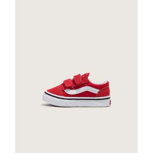 Vans | Toddler Old Skool V Racing Red/True White Shoes