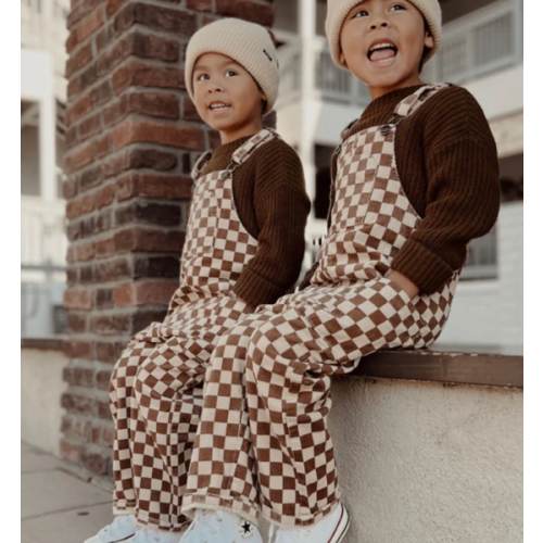 Teddy Checker Overalls