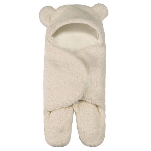 Baby Fleece Jumpsuits, Infant Newborn Plush Sleepwear Hooded Romper Warm Coat Flannel Fleece Jumpsuit Fuzzy Outwear